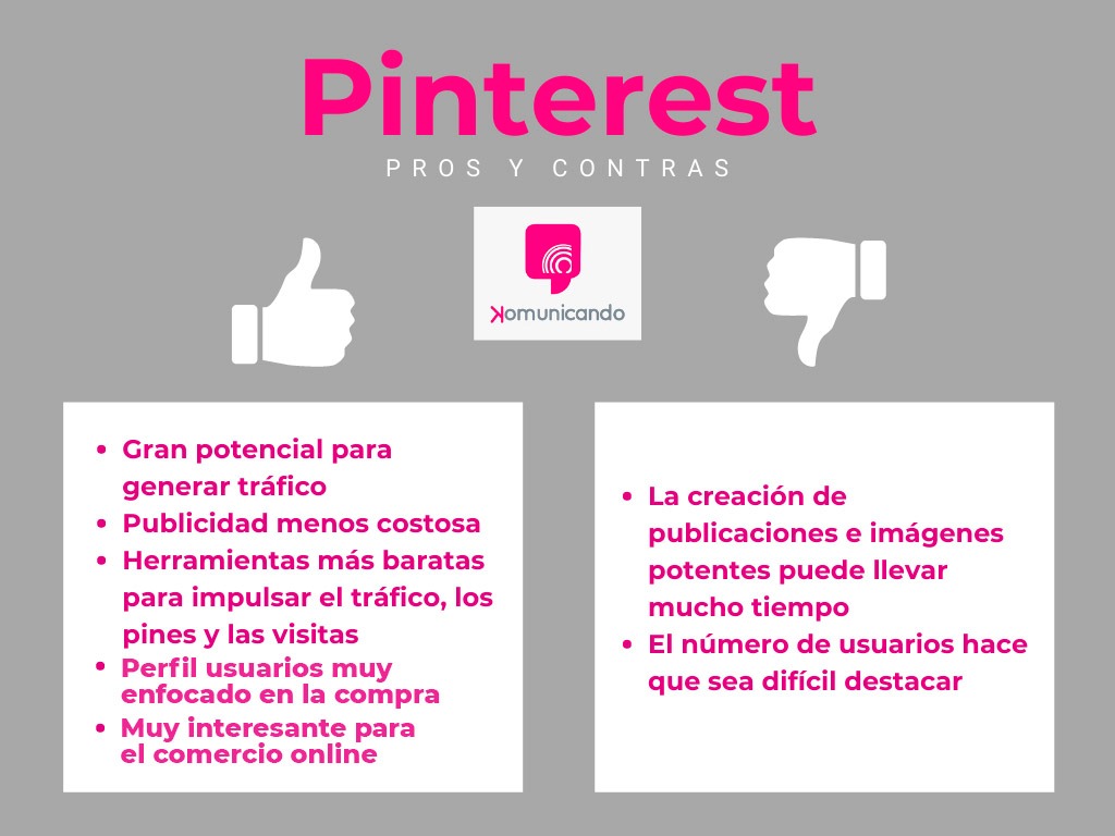 Ventajas y desventajas de Pinterest Ventajas y desventajas de Pinterest