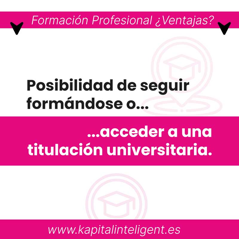 ventajas de formación profesional